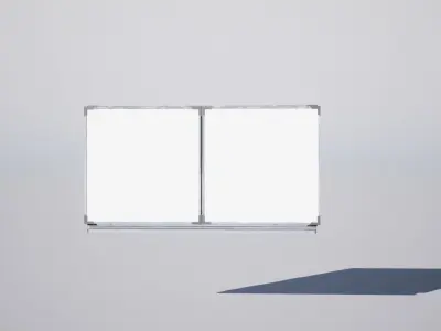 High school board Low-poly 3D model