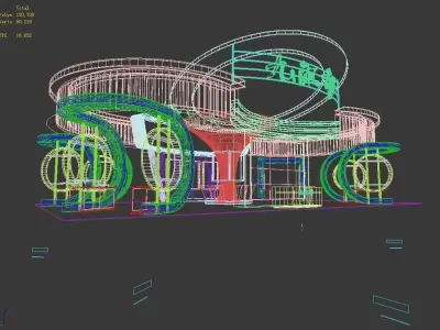 Exhibition - Area - 18X11-3DMAX2009-015 3D model