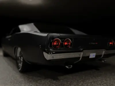 Dodge Charger 1968 3D model