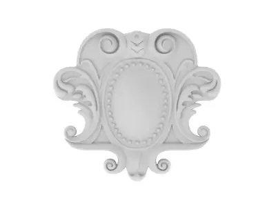Cartouche Ornament 003 3D model