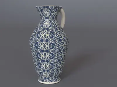 Asian vase pack  3D model