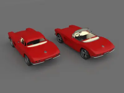 Chevrolet Corvette C1 Ready to Print STL Files 3D print model
