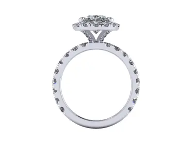 Diamond Fashion Ring R6 3D print model