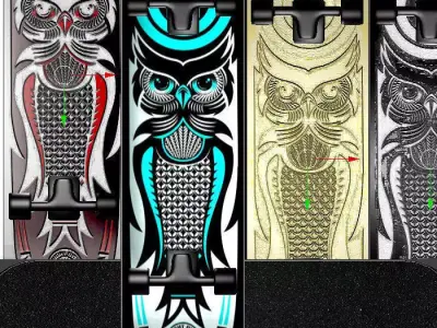 Element Night Owl Deck Free low-poly 3D model