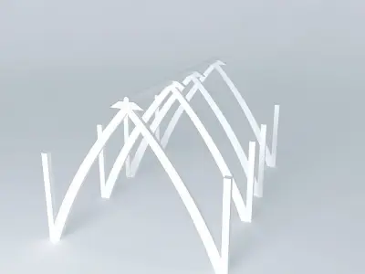 new cruck old frame Free 3D model