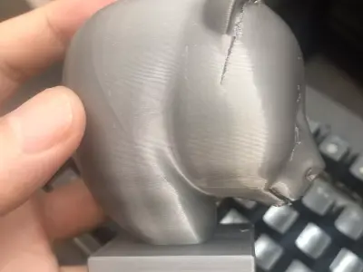 Panda head sculpture 3D print model