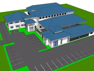 Tahfiz School02 3D model