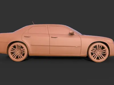 Chrysler 300 2008 3D print model