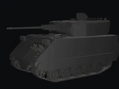 M113 with ut30 mk2 turret 3D print model