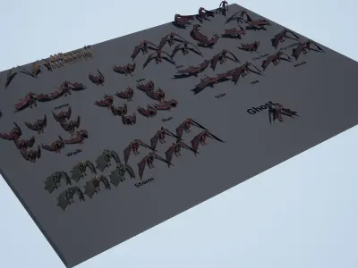 Ghoststorm Low-poly 3D model