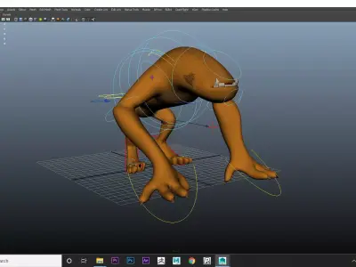 Ben 10 Alien 3D model with texture and rigg Low-poly 3D model