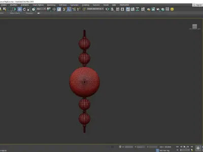 LUXURY MODERN WALL Low-poly 3D model