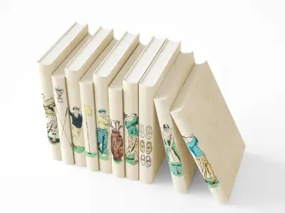 Encyclopedia of Golf Books 3D model