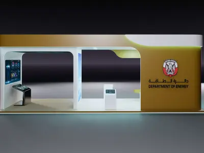 Department of Energy Exhibition Booth 3D Model Expo Stand Design 3D model