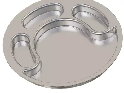 Exquisite Partition Plate 3D print model