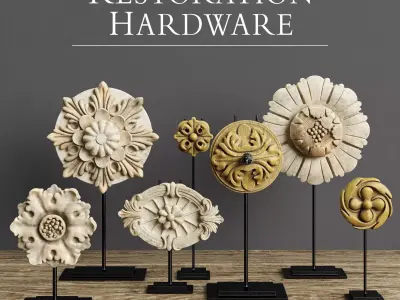 Restoration Hardware  Architectural Ornaments 3D model