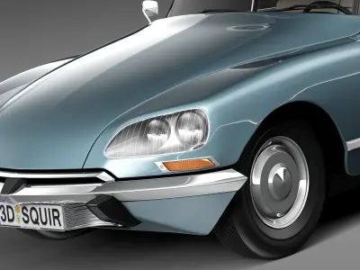 Citroen DS 1967-1975 3D model