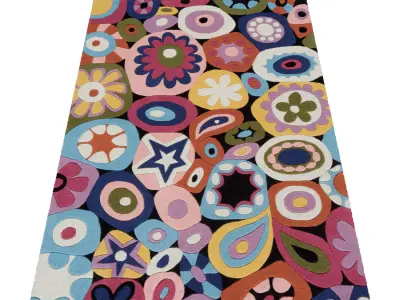 Rug Set 1227 3D model