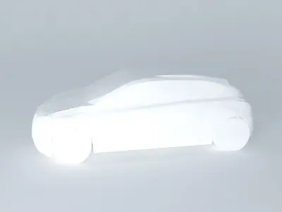 Car NEG monospace template  Free 3D model