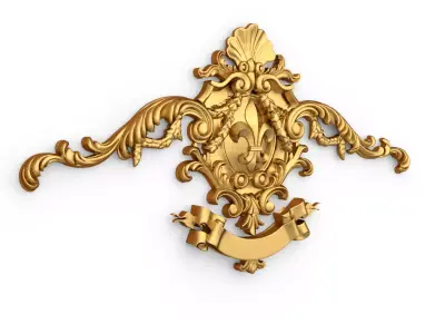 carved classic decorative ornament cnc 3d printing stl 64 3D model