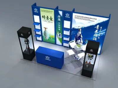 stall Low-poly 3D model buy