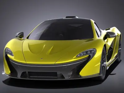 McLaren P1 2016 VRAY 3D model