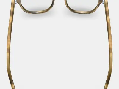 Felix Eyeglasses in Sandalwood Matte 3D model