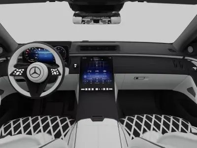 Mercedes-Benz S-Class Mansory with interior 3D model