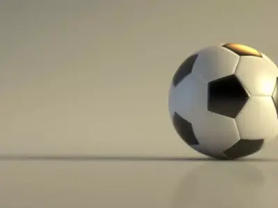SPORT---SOCCER---Ball soccer ball Free low-poly 3D model