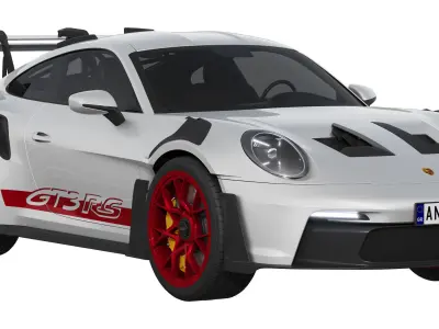 Porsche 911 GT3 RS 2022 3D model