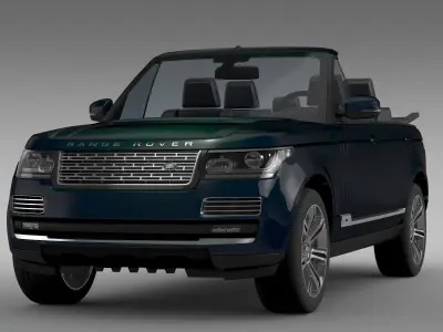 Range Rover Autobiography Black LWB Cabrio L405 2016 3D model