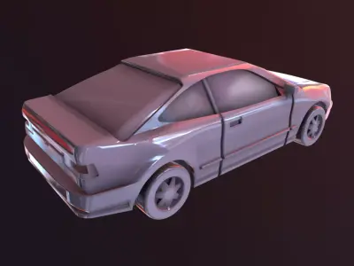 Miniature 3D Printable 97 Acura Integra 3D print model
