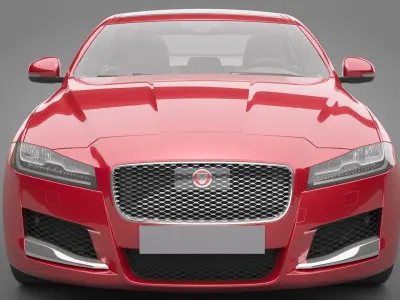 Jaguar XF 3D model