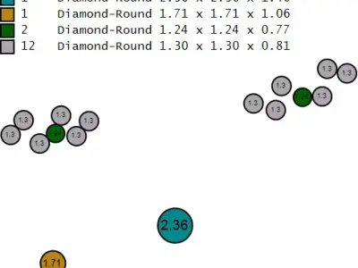 Cartoon Warrior Diamond Pendant 3D print model