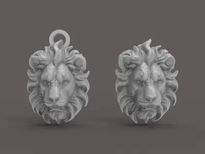 tiger pentant  3D print model