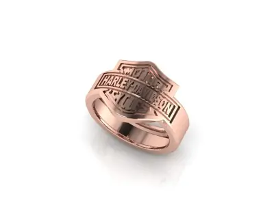 Harley Ring Free 3D print model