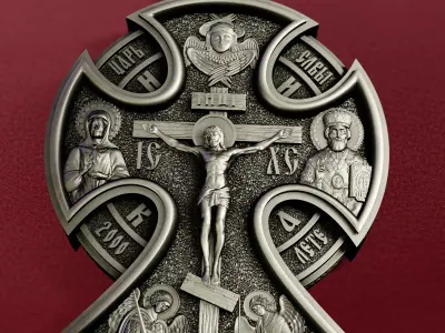 cross 3D print model