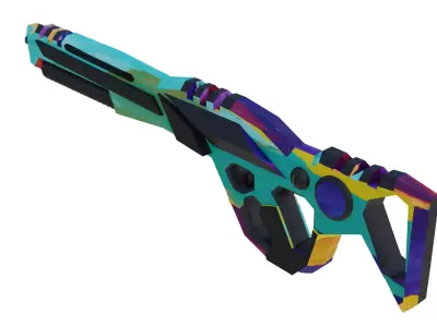 sci fi gun Free low-poly 3D model