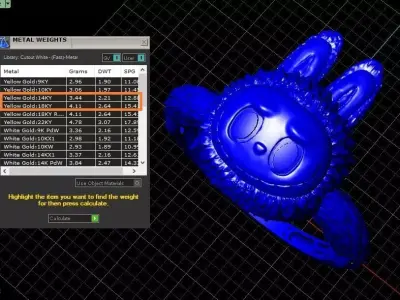 Labubu Ring Jewelry model - for Him and Her 3D print model