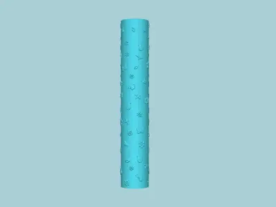 Texture Roll 53 Spring Positive - Fondant Decoration Maker 3D print model