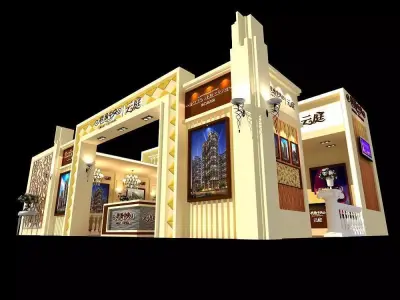 Exhibition - Area - 12X9-3DMAX2009-04 3D model