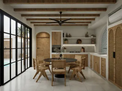 D5 RENDER SCENE VILLA ULUWATU BALI 3D model