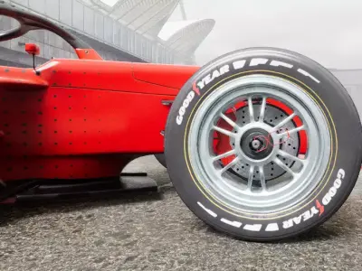 Tatuus F4 Racing Car High Detail PBR 3D Model Low-poly 3D model