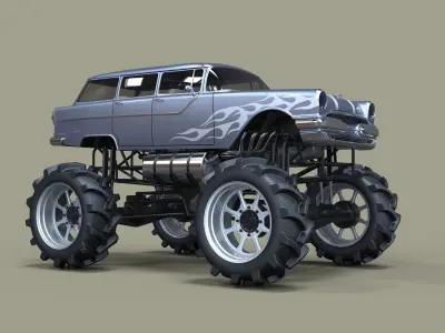 Monster truck 3D model