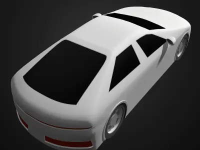 Simple car 25V06 3D model