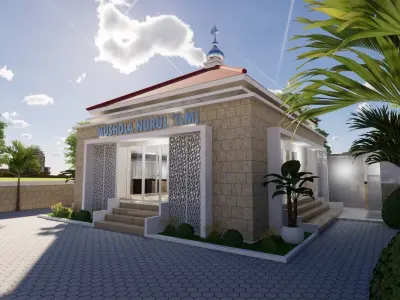 Islamic Architecture Mosque SmallMosque Roomprayer 3D model
