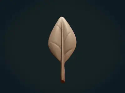Leaves leaf 3D print model