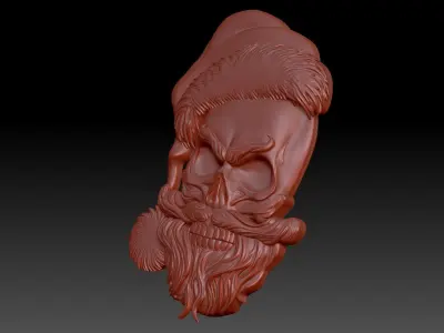 New Year  skeleton 3D print model