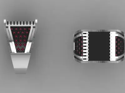 NEO MAN RING MODEL45 3D print model