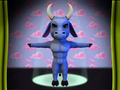 Thunder Cow 3D model